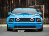 Raxiom 05-12 Ford Mustang GT LED Halo Fog Lights (Chrome) Raxiom Headlights  AXOPROS