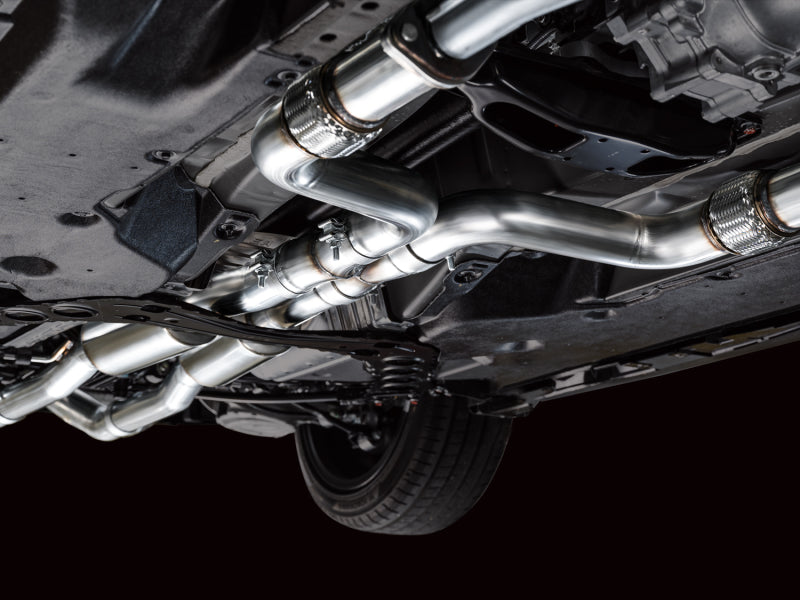 AWE 2023 Nissan Z RZ34 RWD Track Edition Catback Exhaust System w/ Chrome Silver Tips AWE Tuning Catback  AXOPROS