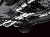 AWE 2023 Nissan Z RZ34 RWD Track Edition Catback Exhaust System w/ Chrome Silver Tips AWE Tuning Catback  AXOPROS