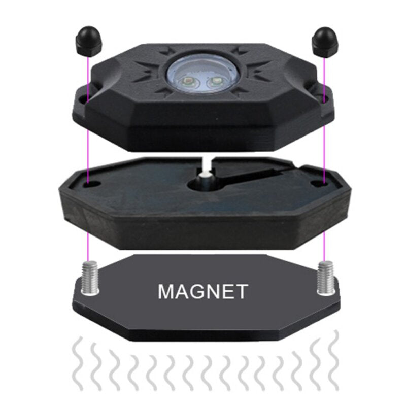 Oracle Magnet Adapter Kit for LED Rock Lights ORACLE Lighting Light Bars & Cubes  AXOPROS