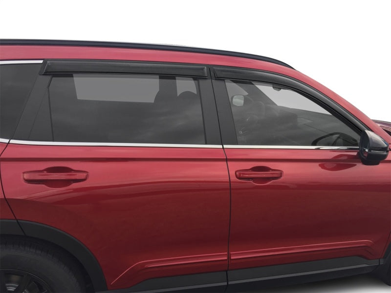 AVS 23-24 Honda CRV Ventvisor Outside Mount Window Deflectors 4pc - Smoke AVS Wind Deflectors  AXOPROS