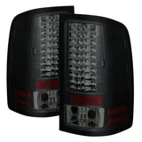 Spyder GMC Sierra 07-13 (Not 3500 Dually 4 Rear Wheels)LED Tail Lights Blk Smke ALT-YD-GS07-LED-BSM SPYDER Tail Lights  AXOPROS