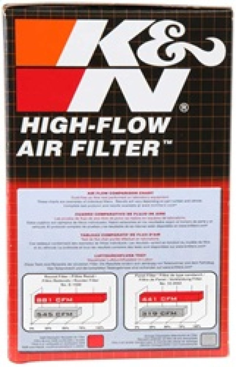 K&N Custom Air Filter 7 inch X 4 1/2 inch / 3 1/4 inch Height / OVAL K&N Engineering Air Filters - Drop In  AXOPROS
