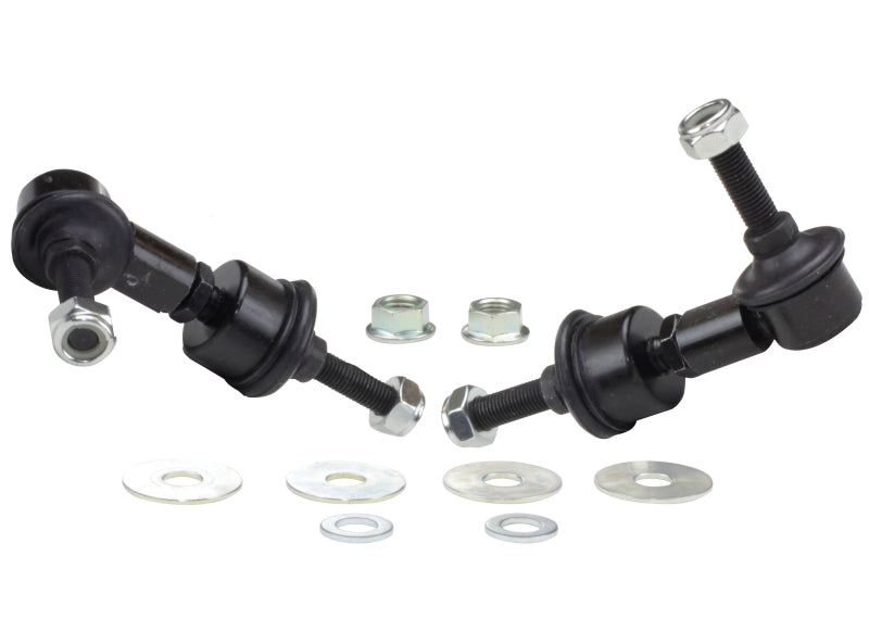 Whiteline 5/05+ Ford Focus / 04+ Mazda 3 BK Rear Swaybar Link Kit H/Duty Adj Steel Ball Whiteline Sway Bar Endlinks  AXOPROS