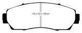 EBC 07-09 Acura RDX 2.3 Turbo Ultimax2 Front Brake Pads EBC Brake Pads - OE  AXOPROS