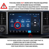 Putco 21-22 Ford F-150 60in Red Light Blade Direct Fit Kit Red / White Putco Light Tailgate Bar  AXOPROS