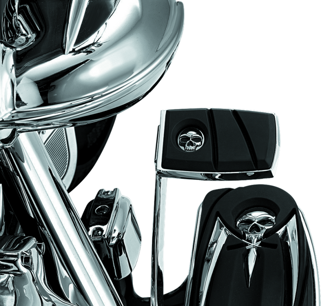 Kuryakyn Zombie Brake Pedal Pad For FL Models Chrome Kuryakyn Pedals  AXOPROS
