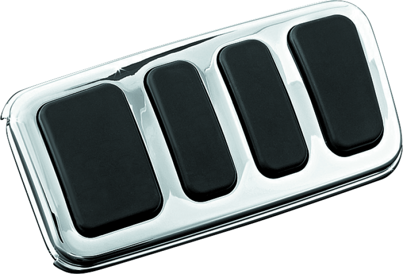 Kuryakyn ISO Brake Pedal Pad Longhorn Chrome Kuryakyn Pedals  AXOPROS