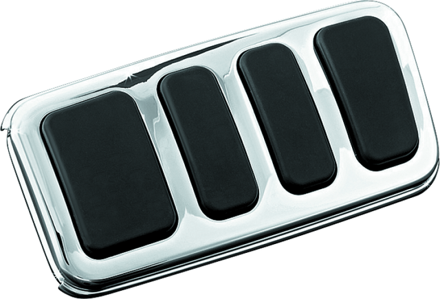 Kuryakyn ISO Brake Pedal Pad Longhorn Chrome Kuryakyn Pedals  AXOPROS