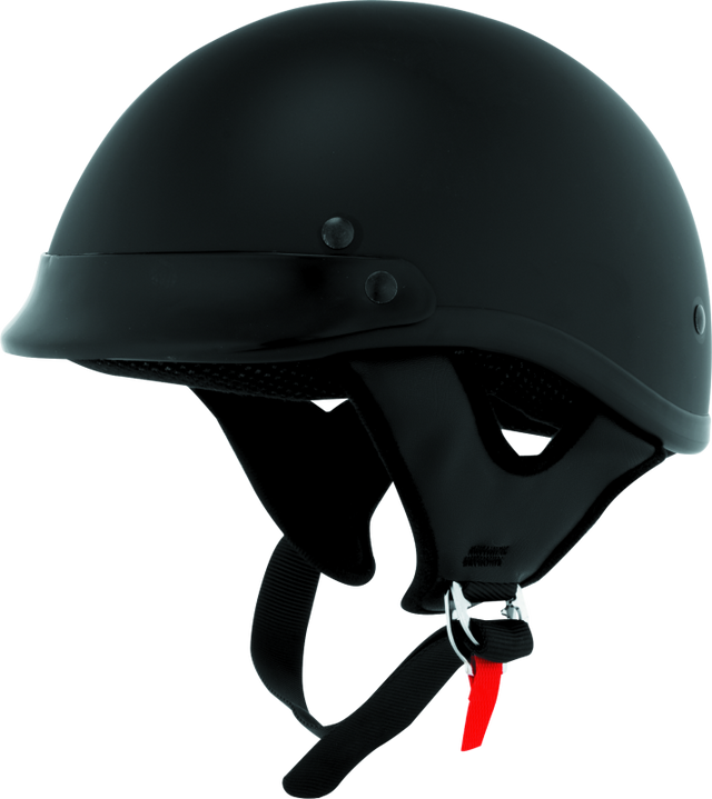Skid Lids Traditional Helmet Flat Black - 2XL Skid Lid Helmets and Accessories  AXOPROS
