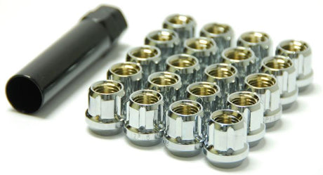 Wheel Mate Muteki Open End Lug Nuts - Chrome 12x1.25 Wheel Mate Lug Nuts  AXOPROS