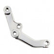 Performance Machine 00-Up HD Front Bracket Assy - Alum - Chrome Performance Machine Brake Adapters  AXOPROS
