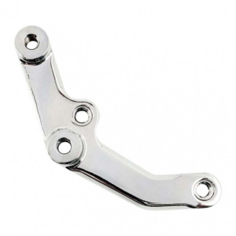 Performance Machine 00-Up HD Front Bracket Assy - Alum - Chrome Performance Machine Brake Adapters  AXOPROS
