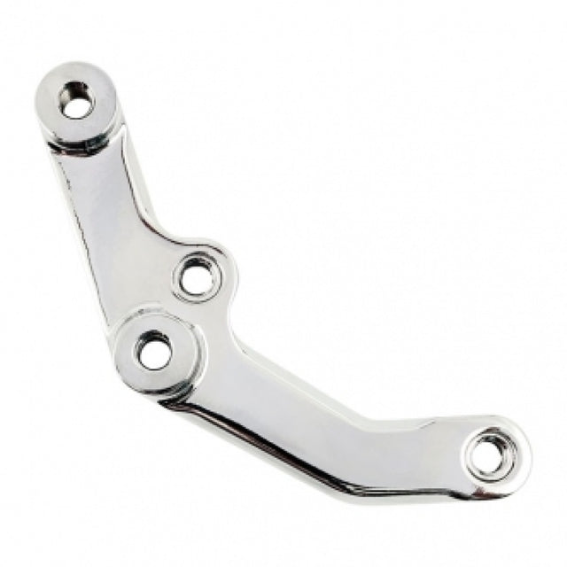 Performance Machine 00-Up HD Front Bracket Assy - Alum - Chrome Performance Machine Brake Adapters  AXOPROS