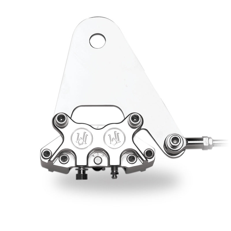 Performance Machine Rear Brake 125x4R x 11.5in Dsc - Chrome Performance Machine Brake Kits - OE  AXOPROS