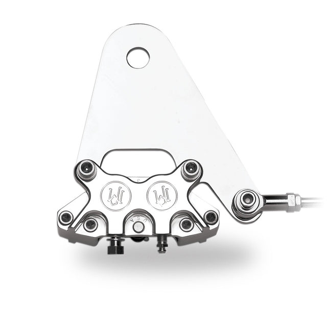 Performance Machine Rear Brake 125x4R x 11.5in Dsc - Chrome Performance Machine Brake Kits - OE  AXOPROS