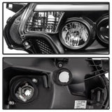 Spyder Toyota Tacoma 12-15 Projector Headlights Light Bar DRL Black PRO-YD-TT12-LBDRL-BK SPYDER Headlights  AXOPROS