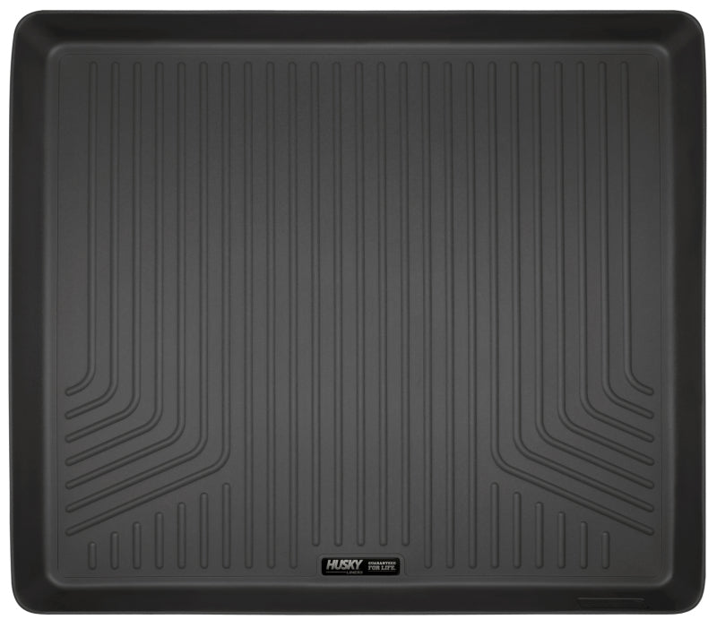 Husky Liners 10-12 Toyota 4Runner WeatherBeater Black Rear Cargo Liner (Sliding Cargo Area) Husky Liners Floor Mats - Rubber  AXOPROS