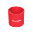Mishimoto 2.5 Inch Red Straight Coupler Mishimoto Silicone Couplers & Hoses  AXOPROS