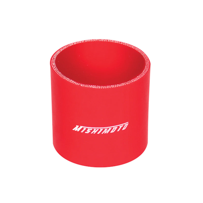 Mishimoto 2.5 Inch Red Straight Coupler Mishimoto Silicone Couplers & Hoses  AXOPROS
