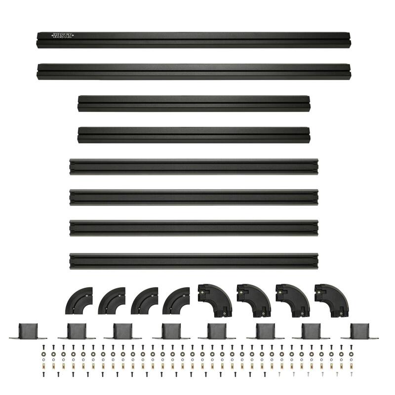 Westin EXP Roof Rack for Full Size EXP Truck Cap (RACK ONLY - NO CAP) 50x58in. - Tex. Blk Westin Bed Caps  AXOPROS