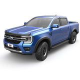 EGR 2024+ Ford Ranger Superguard Hood Shield - Dark Smoke EGR Hood Deflectors  AXOPROS
