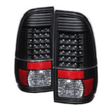 Xtune Ford Super Duty 08-15 LED Tail Lights Black ALT-JH-FS08-LED-BK SPYDER Tail Lights  AXOPROS