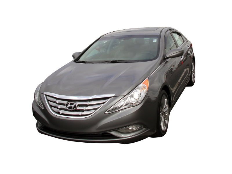 AVS 11-14 Hyundai Sonata (New Body Style) Ventvisor Outside Mount Window Deflectors 4pc - Smoke AVS Wind Deflectors  AXOPROS