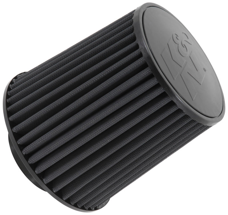 K&N Universal Rubber Filter-Round Tapered 4in Flange ID x 8in Base OD x 6.625in Top OD x 8in H K&N Engineering Air Filters - Universal Fit  AXOPROS