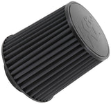 K&N Universal Rubber Filter-Round Tapered 4in Flange ID x 8in Base OD x 6.625in Top OD x 8in H K&N Engineering Air Filters - Universal Fit  AXOPROS