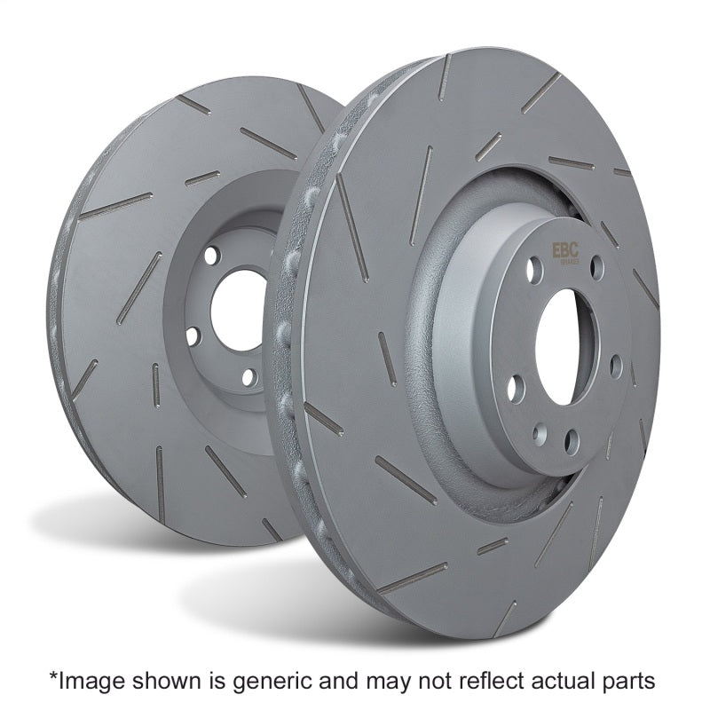 EBC 94-96 Nissan 240SX 2.4 (ABS) (5 Lug) USR Slotted Rear Rotors EBC Brake Rotors - Slotted  AXOPROS