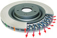 DBA 17-19 Subaru STI w/ 6 Piston Brembo Calipers 4000 Series Standard Front Brake Rotor DBA Brake Rotors - OE  AXOPROS