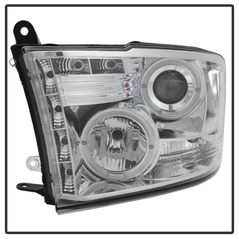 Spyder Dodge Ram 1500 09-14 10-14 Projector Headlights Halogen- LED Halo LED - Chrm PRO-YD-DR09-HL-C SPYDER Headlights  AXOPROS
