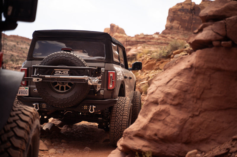 DV8 Offroad 21-22 Ford Bronco FS-15 Series Rear Bumper DV8 Offroad Bumpers - Steel  AXOPROS