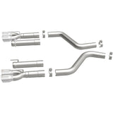MagnaFlow Axle-Back, SS, 3in, Quad Split Rear 3.5 Tips 2015 Dodge Challenger incl SRT Hellcat Magnaflow Catback  AXOPROS