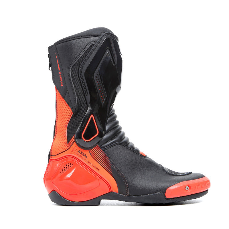 Dainese Nexus 2 Boots Black/Fluorescent-Red Size - 44 Dainese Motorcycle Boots  AXOPROS