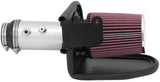 K&N 13-14 Honda Accord 3.5L V6 69 Series Typhoon Air Intake System - Silver Cold Air Intake Kit K&N Engineering Cold Air Intakes  AXOPROS