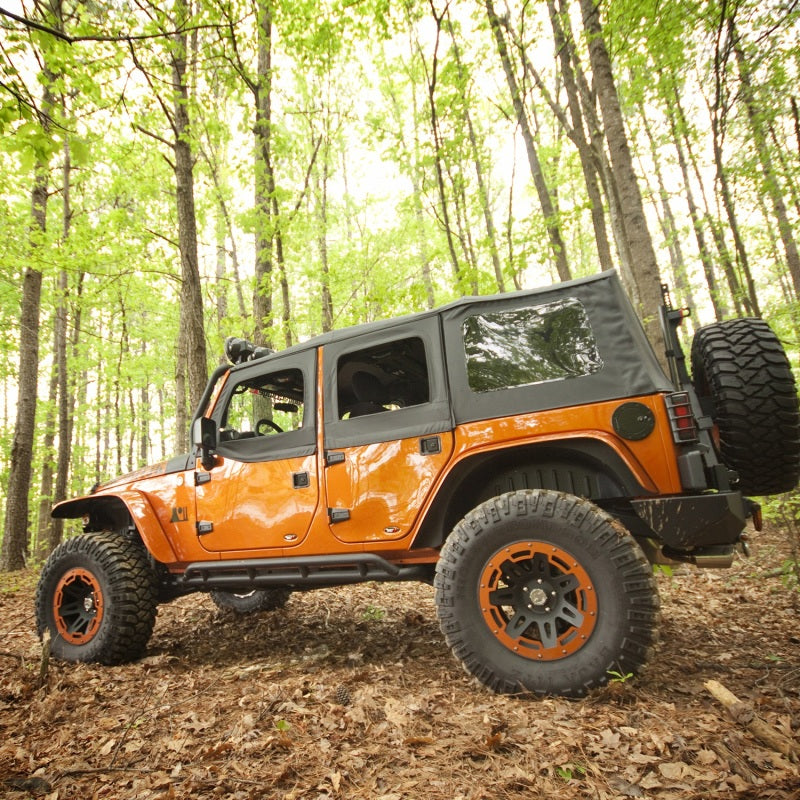 Rugged Ridge Flat Flare and Fender Liner Kit 07-18 Jeep Wrangler Rugged Ridge Fender Flares  AXOPROS