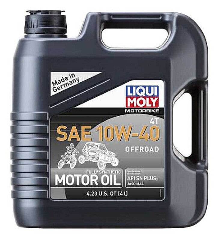 LIQUI MOLY 4L Motorbike 4T 10W40 Offroad LIQUI MOLY Motor Oils  AXOPROS