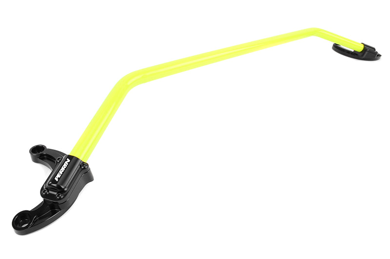 Perrin 08-16 WRX/STi Front Neon Yellow Strut Brace Perrin Performance Strut Bars  AXOPROS