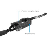 Borne Off-Road 10K Winch - Black Synthetic Rope Borne Off-Road Winches  AXOPROS