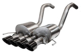 Corsa 2015-2019 Chevrolet Corvette C7 Z06 6.2L 2.75in Xtreme Axle-Back w/ Dual NPP & Quad Black Tips CORSA Performance Axle Back  AXOPROS
