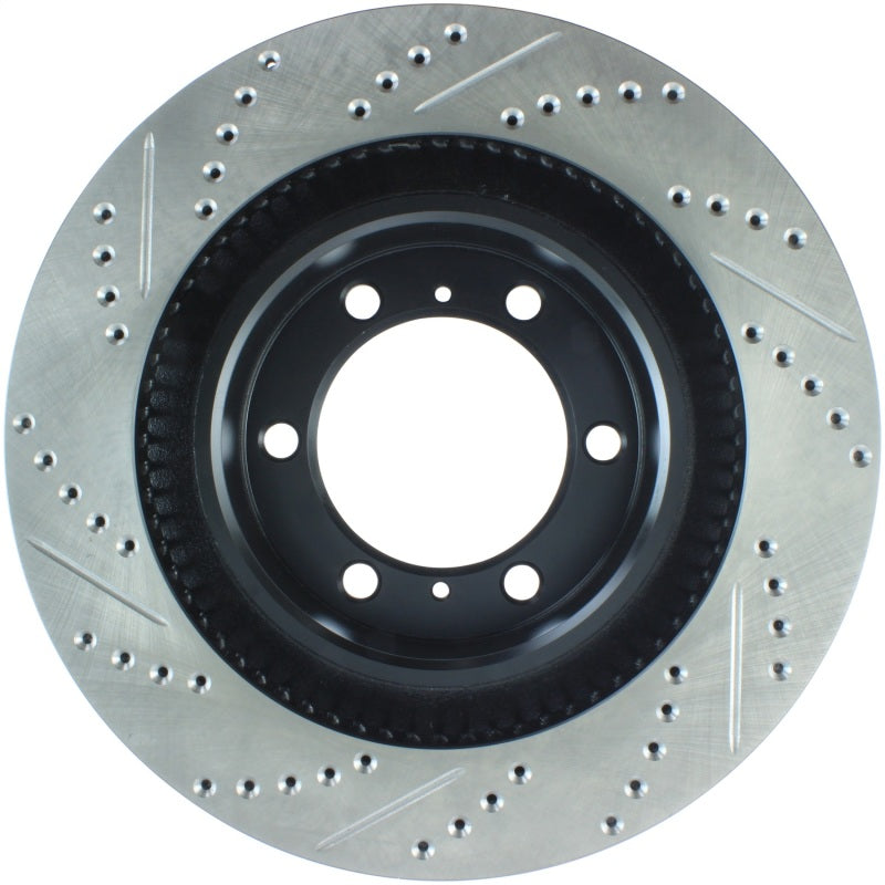 StopTech Slotted & Drilled Sport Brake Rotor Stoptech Brake Rotors - Slot & Drilled  AXOPROS