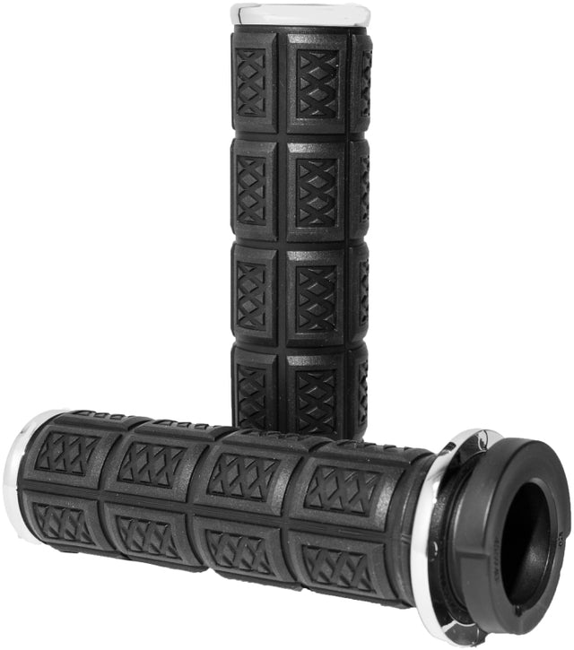 Kuryakyn Enygma Grips Throttle-By -Wire - Chrome Kuryakyn Grips  AXOPROS
