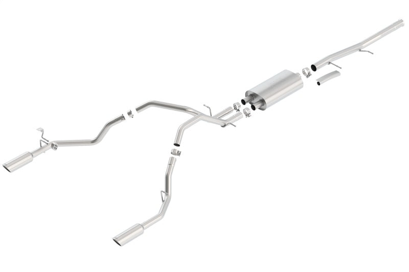 Borla 09-11 Chevrolet Silverado / 09-11 GMC Sierra S-Type SS Catback Exhaust Borla Catback  AXOPROS