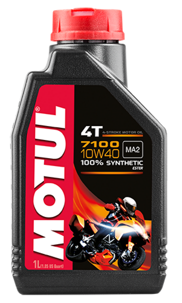 Motul 1L 7100 4-Stroke Engine Oil 10W40 4T Motul Motor Oils  AXOPROS