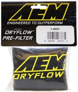 AEM Air Filter Wrap 6 in Base 5 1/8in Top 7 1/8 in Tall AEM Induction Pre-Filters  AXOPROS