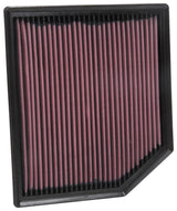 K&N 2018 Jeep Grand Cherokee V8-6.2L F/I Replacement Drop In Air Filter K&N Engineering Air Filters - Drop In  AXOPROS