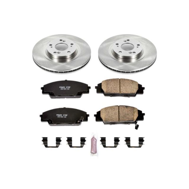 Power Stop 02-06 Acura RSX Front Autospecialty Brake Kit PowerStop Brake Kits - OE  AXOPROS