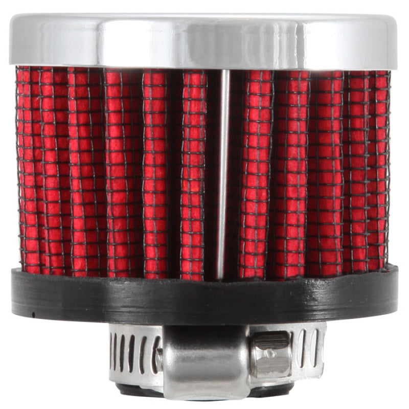 K&N Clamp On Rubber Base Crankcase Vent Filter 0.5in Flange ID 2in OD 1.5in Height K&N Engineering Air Filters - Universal Fit  AXOPROS